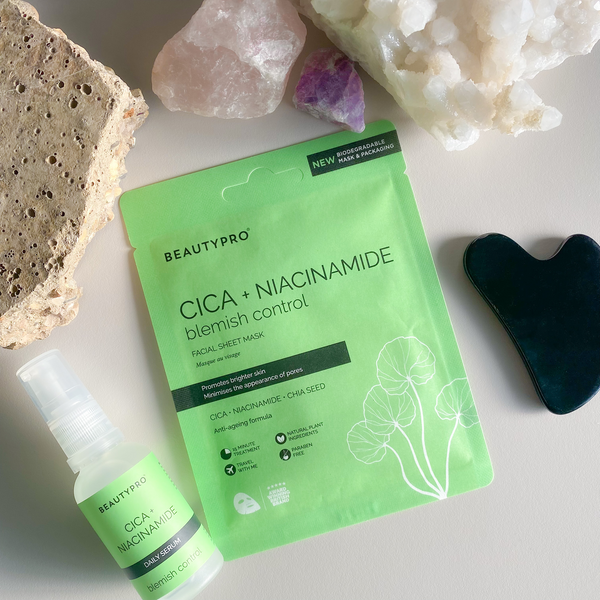 BEAUTYPRO CICA & NIACINAMIDE Blemish Control Sheet Mask