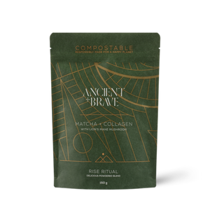 Ancient + Brave Matcha + Collagen Pouch