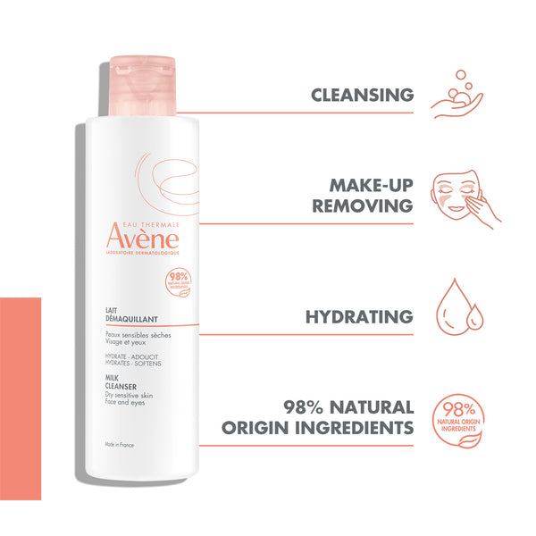 Avène Gentle Milk Cleanser 200ml