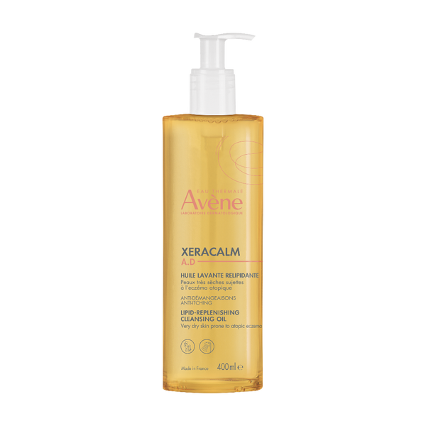 Avène XeraCalm A.D. Lipid-Replenishing Cleansing Oil for Dry, Itchy Skin