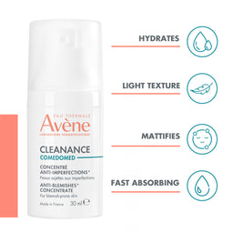 Avène Cleanance Comedomed Anti-blemish Moisturiser for Blemish-prone Skin 30ml