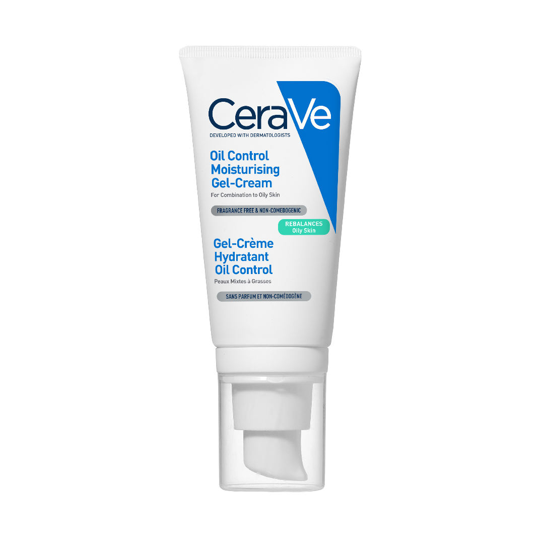 CeraVe Oil Control Gel-Cream Moisturiser With Oil Absorbing Technology ...