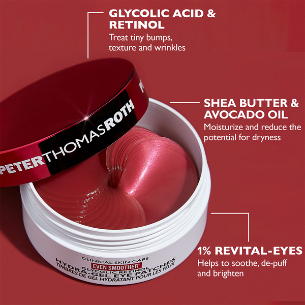 Peter Thomas Roth Even Smoother Glycolic Retinol Hydra-Gel Eye Patches