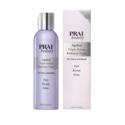 PRAI Beauty Ageless Triple Action Radiance Tonic for Face & Neck 160ml