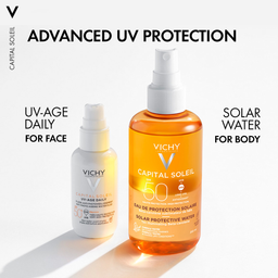 Vichy Capital Soleil Tan Illuminating Sun Protection Water Spray SPF50 for All Skin Types 200ml