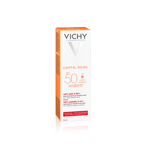 Vichy Capital Soleil Anti-Ageing 3-in-1 High Sun Protection for Face SPF50 50ml