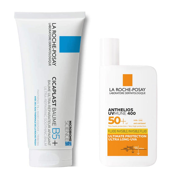 La Roche-Posay Soothe & Protect Hydrating Duo Set: Cicaplast Baume B5+ & Anthelios SPF50+