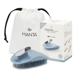 Manta Mirror Healthy Hair & Scalp Brush Blue