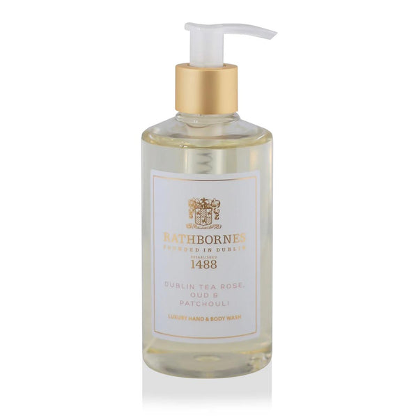 Rathbornes 1488 Hand and Body Dublin Tea Rose Wash