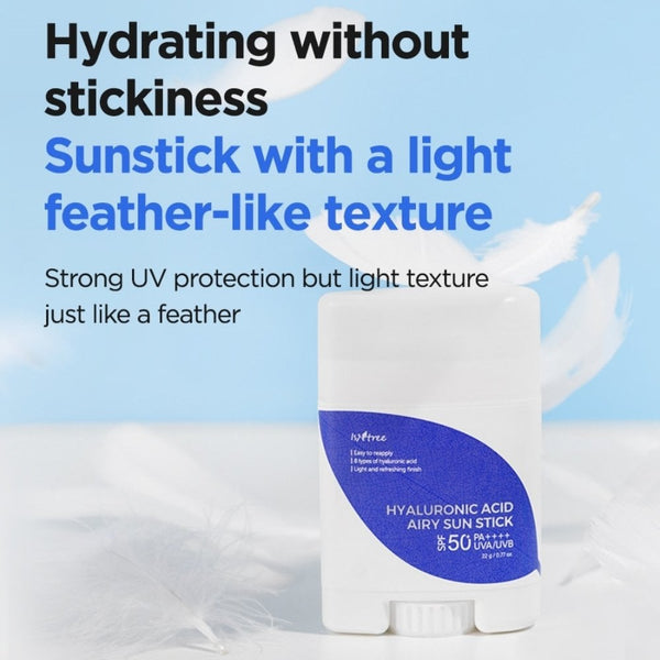 Isntree Hyaluronic Acid Airy Sun Stick PA++++ SPF50+ 22g