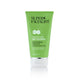 Salicylic Acid facial scrub green tube on white background